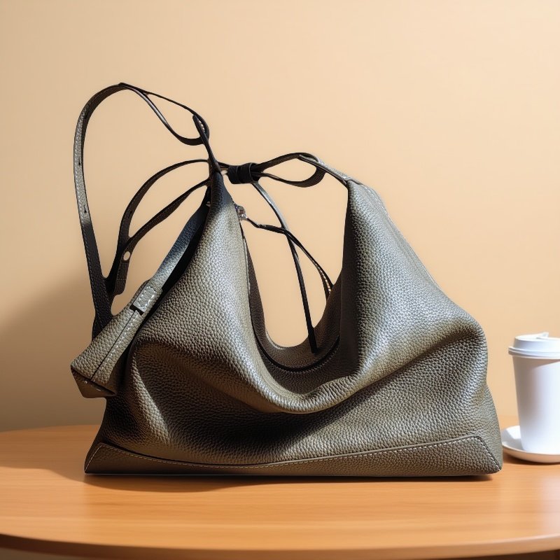 2026togo头层牛皮单肩水桶包tote软牛皮真皮大容量斜挎hobo托特包,淘宝优惠券,粉丝福利购,淘宝优惠卷