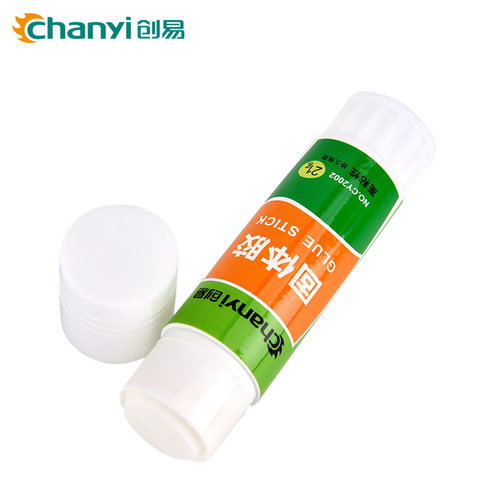 创易固体胶棒办公用品学生文具强力粘性儿童手工课胶水21G一支装 - 图3