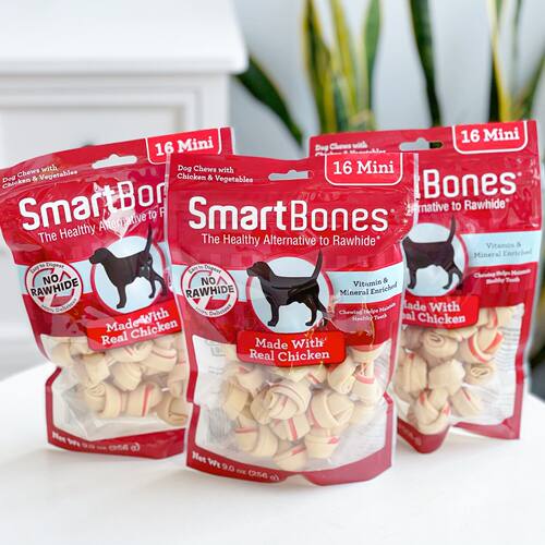 Smartbones磨牙棒狗洁齿棒狗狗洁齿骨宠物泰迪比熊 口臭磨牙零食 - 图3