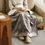 Мультяшное демисезонное утепленное одеяло, накидка