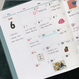 韩国indigo简约生肖2026日程本周计划胶套本手账八分格横线记事本