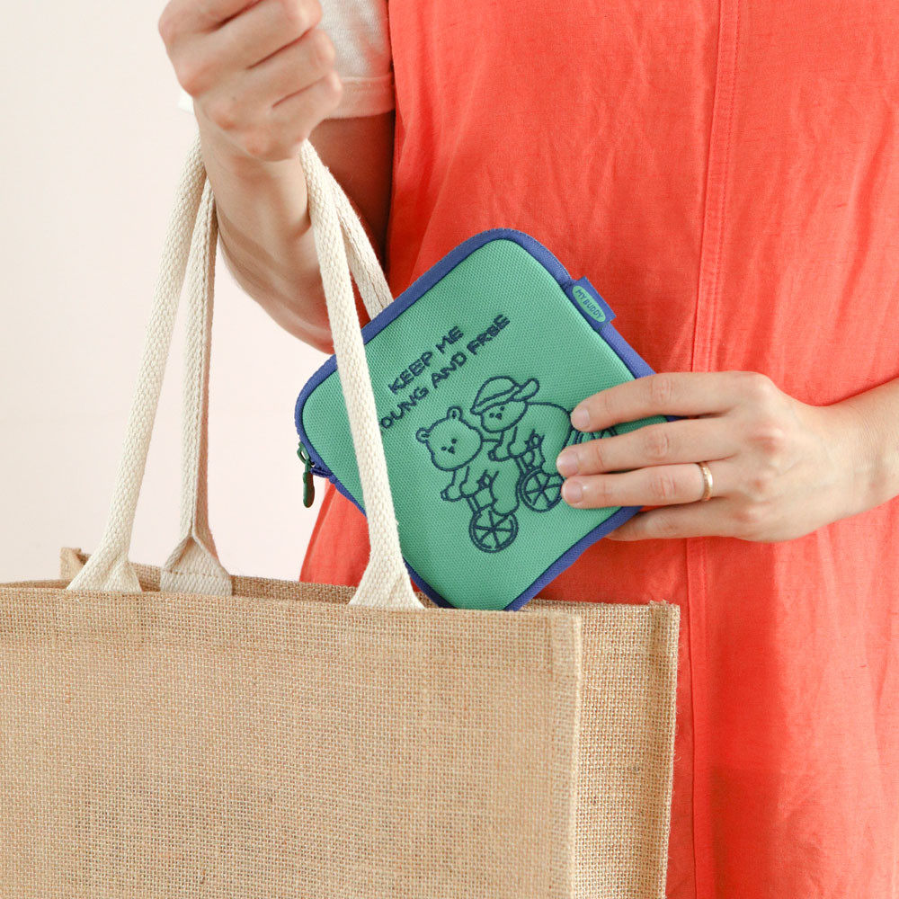 韩国dailylike可爱便携方形化妆包女卫生棉包防震数码整理收纳包,淘宝优惠券,粉丝福利购,淘宝优惠卷