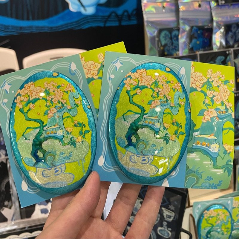 春日梦境 kanozqw原创插画周边吧唧明信片,淘宝优惠券,粉丝福利购,淘宝优惠卷