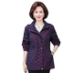 Middle-aged and elderly fat mothers plus size extra large coat top