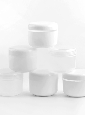 200g塑料膏霜瓶白色护肤品分装盒