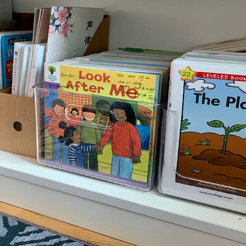 Настольная коробка для хранения, книга с картинками, простая книжная полка для школьников, книжный шкаф, ящик для хранения