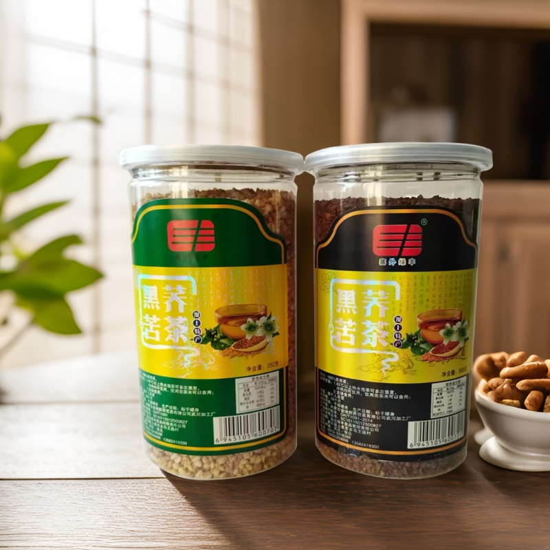 塞外绿丰罐装苦荞茶坝上原材料正品特香黑苦荞茶和黄苦荞茶多规格