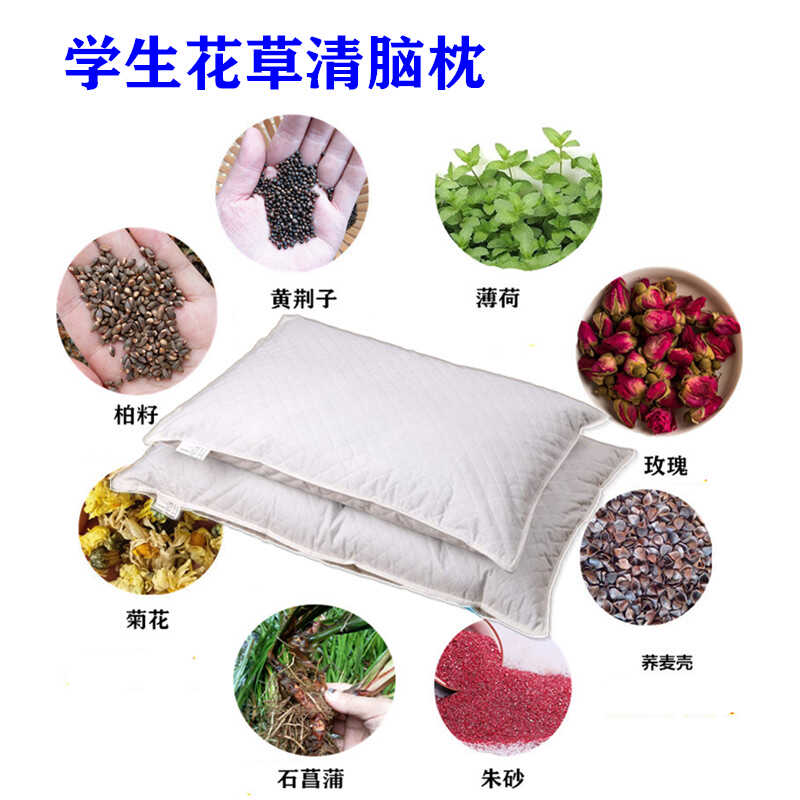 柏益思学生枕头宿舍男女中药填充睡眠质量不好的头晕不适送礼品袋