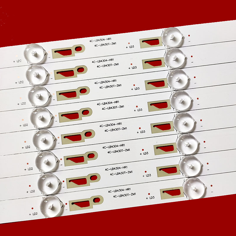 适用TCL B43A380灯条 TCLL43F2800A背光灯条T0T-43F2800-8X4-3030-图1