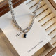 Versatile titanium steel spliced chain necklace for women women's necklace