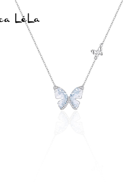 轻奢小众蝴蝶项链精致时尚