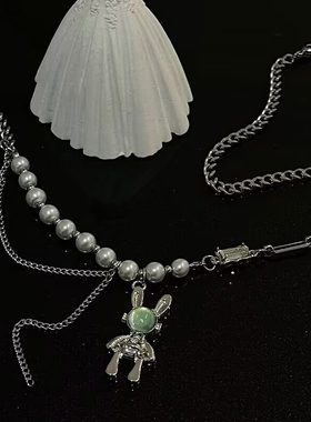 卡通可爱兔子项链女生高级感精致