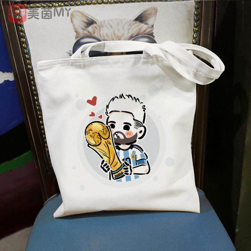 梅西周边帆布包包小众ins单肩包慵懒风学生大容量手提布包帆布袋,淘宝优惠券,粉丝福利购,淘宝优惠卷