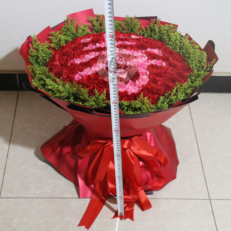 母亲节过寿花篮99朵康乃馨送妈妈老人生日礼物北京鲜花店同城速递