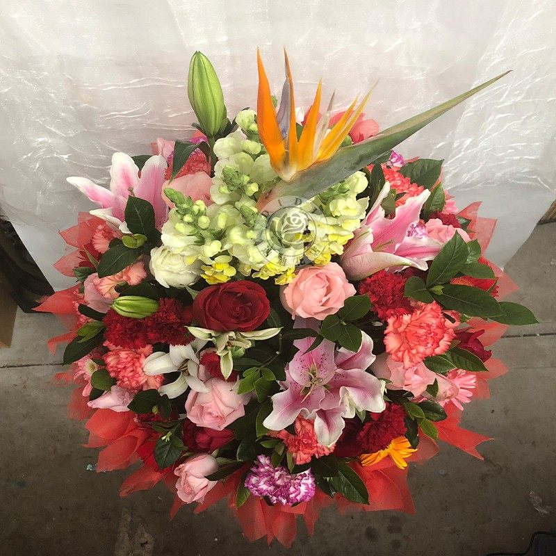 四面观鲜花花篮妈妈生日长辈老人过寿探望病人祝福北京同城速递