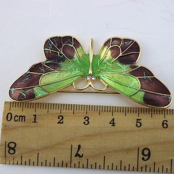 ຄົນອັບເດດ: Corsage Butterfly Brooch Women's Cardigan Sweater Coat Pin Buckle Silk Scarf Pin Men's Suit Korean Accessories