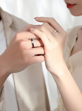 骑士公主情侣戒指欧美风故事饰品男女对戒气质中性指环情侣饰品