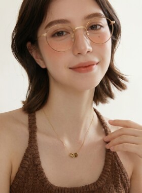 法式复古轻奢虎眼石锁骨链女款