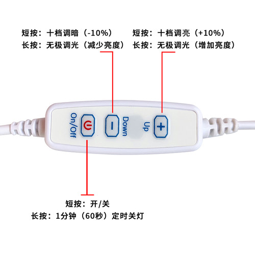 低压3V-5V低压LED单色5V小台灯光源USB供电 1W2W3W4W5W10W12W30W - 图2