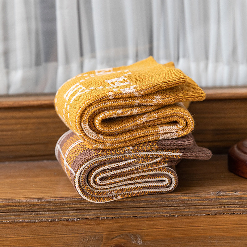 ins潮中筒袜 senz短袜/打底袜/丝袜/美腿袜