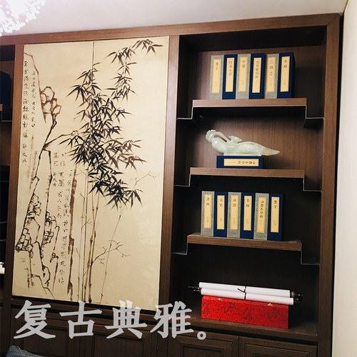 仿古书道具书盒假书古籍线装书摆件书房复古装饰函套新中式仿真书 - 图0