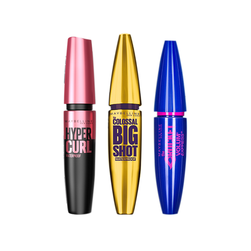 美宝莲蓝胖子防水纤长卷翘睫毛膏 美宝莲恒骊祥睫毛膏/睫毛增长液