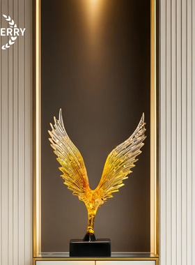 雄鹰展翅开业乔迁礼摆件