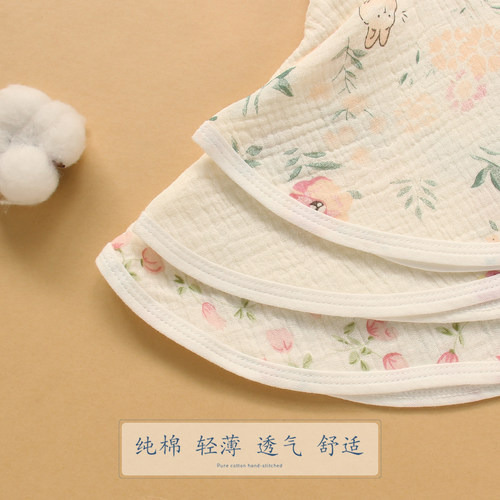纯棉纱布护肩颈女士夏季薄款空调房防凉护颈椎脖子保暖睡觉带围脖 - 图1