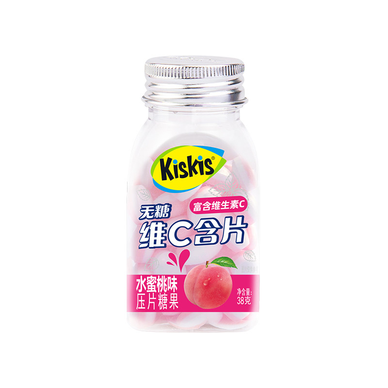 【8瓶】酷滋kiskis无糖维c薄荷糖 酷滋糖果