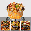 Golden foil tin box cheese sweet potato oven round shape