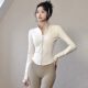 Autumn yoga suit tops running sports outdoor running training lulu jacket quick-drying fitness clothes women's Pilates