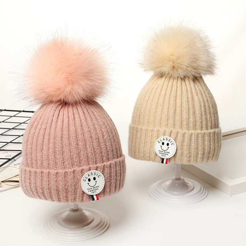 宝宝帽子秋冬男童女童婴儿帽子冬季加绒加厚护耳保暖儿童毛线帽潮,淘宝优惠券,粉丝福利购,淘宝优惠卷