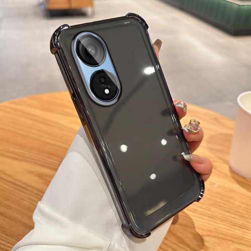 适用OPPOPHQ110手机壳气囊防摔新款透明外壳OPPOA1PRO5G全包软边时尚男女款硅胶PHQ11自带0镜头膜保护套创意 - 图1