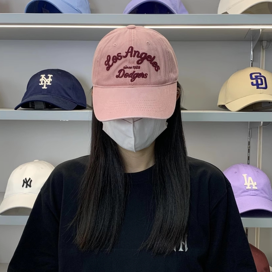 韩国MLB棒球帽专柜正品2025新款刺绣帽子情侣时尚百搭做旧鸭舌帽