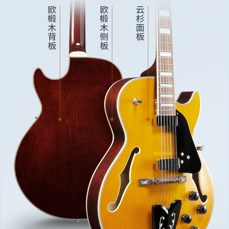 ibanez官方爱宾斯依班娜爵士电吉他 ibanez吉他-电吉他