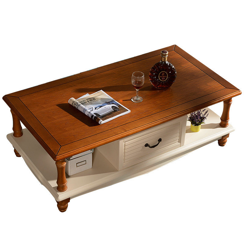 地中海茶几长方形简约客厅小户型实木烤漆美式茶几电视柜组合套装,淘宝优惠券,粉丝福利购,淘宝优惠卷