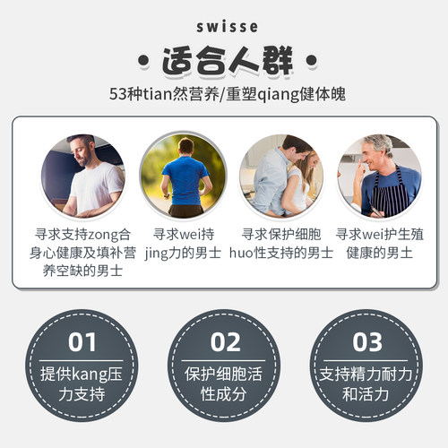 澳洲进口Swisse男性用活力综合女性复合维生素维他命C和B族120粒 - 图2