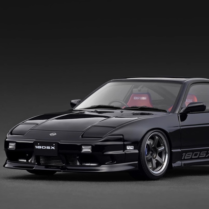 新品定 IG 1:18 尼桑Nissan 180SX TYPE X RPS13 树脂车模 - 图2