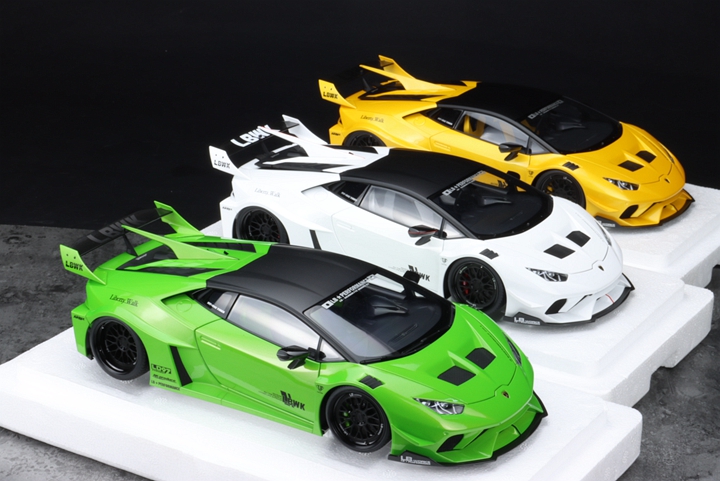 AA奥拓 AUTOart 1:18兰博基尼Huracan GT LB宽体 LP610全开车模-图0