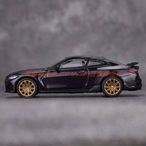 MINIGT 1:64 宝马 BMW M4 G82 紫色 合金汽车模型  1112 - 图1