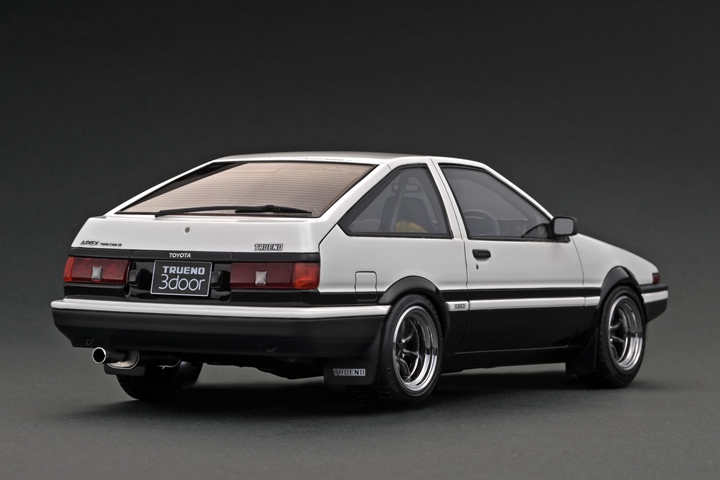 新品定IG1:18丰田AE86 Sprinter Trueno 3Dr GT带引擎树脂车模-图2