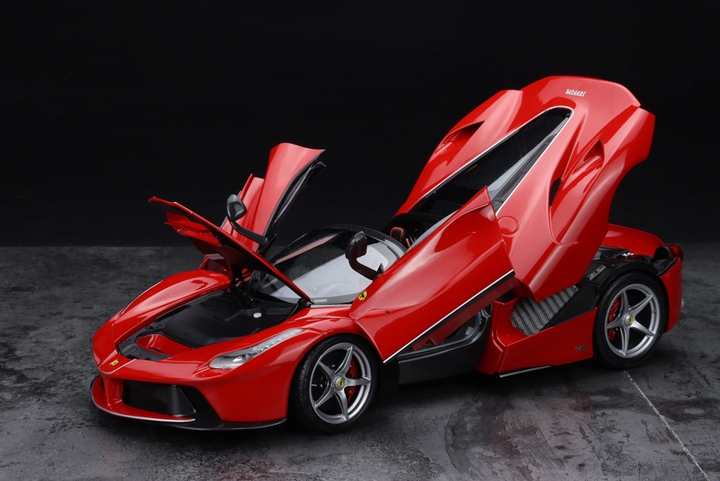 BBR 1:18法拉利拉法 LaFerrari Aperta敞篷版合金全开车模-图0