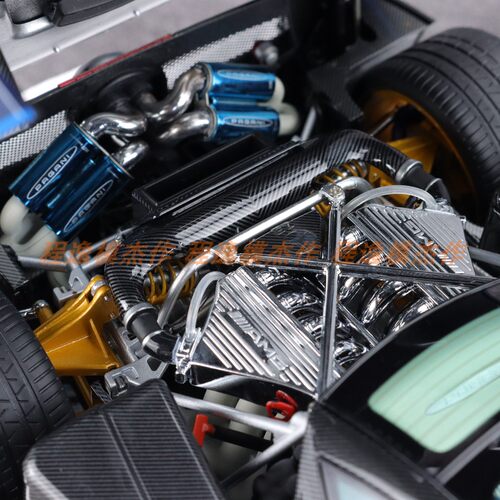 AR Almost Real 1:18 帕加尼 宗塔 Zonda Tricolore 合金全开车模 - 图3