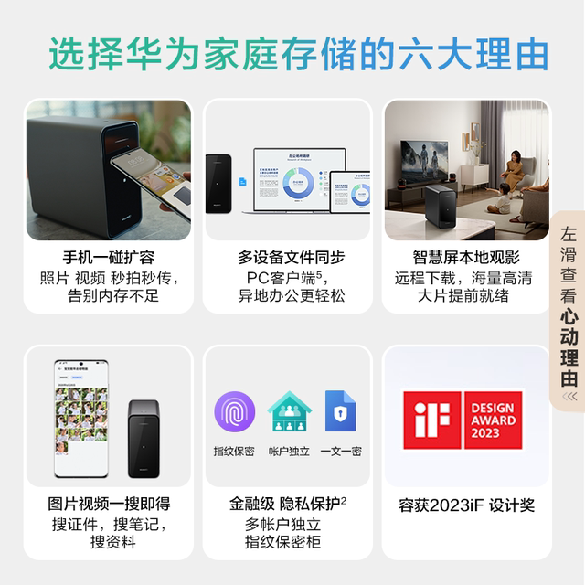 Huawei home storage phone expands capacity at one touch