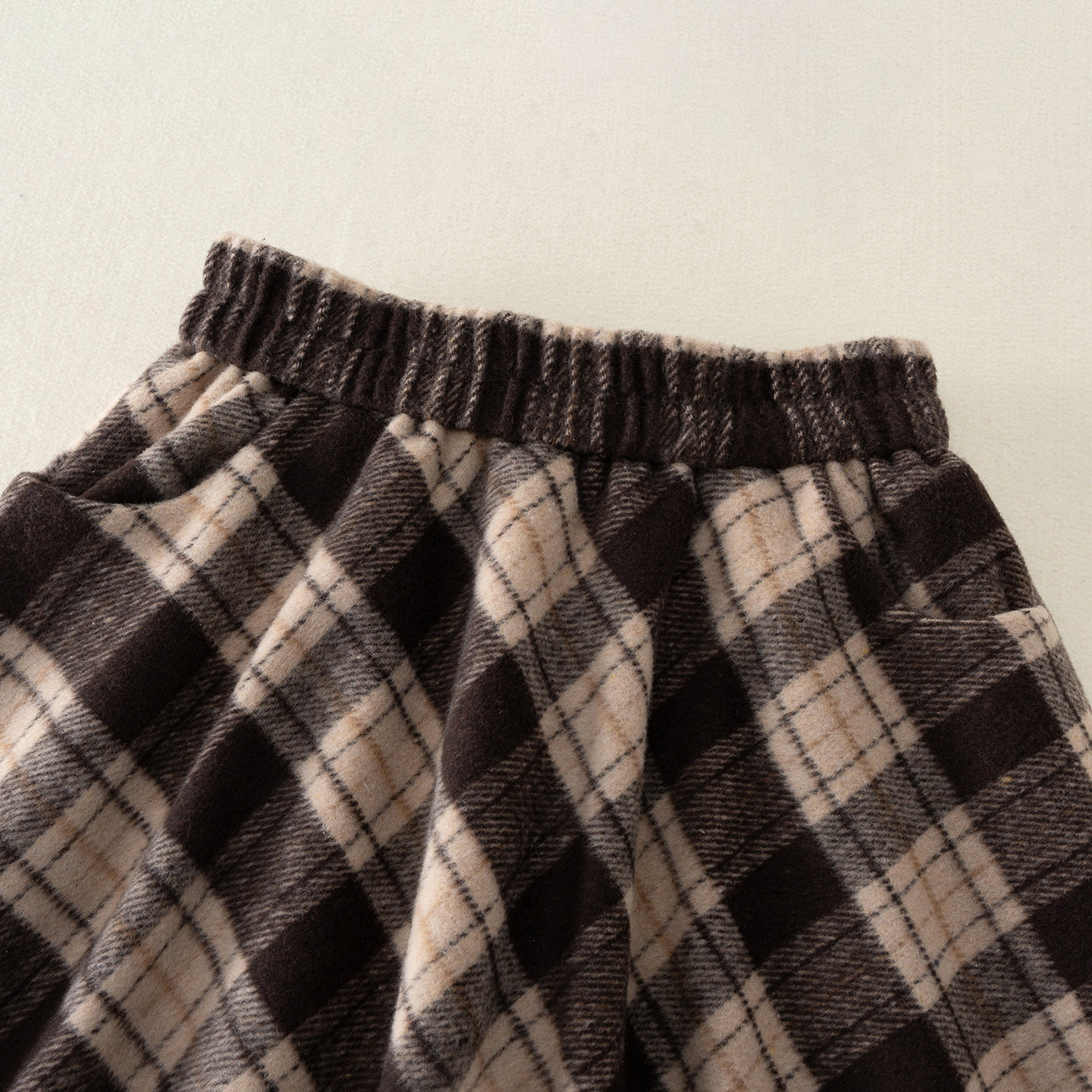 女童毛呢半身裙秋冬加绒加厚中长款大童百褶裙冬季裙子儿童格子裙,淘宝优惠券,粉丝福利购,淘宝优惠卷