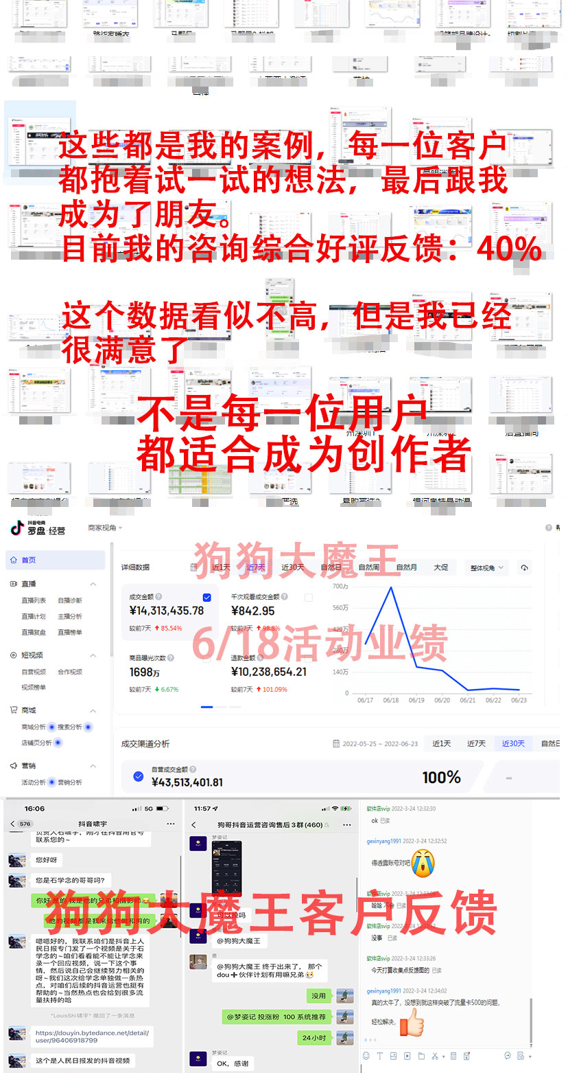 DY抖音小店技术分析诊断问题咨询1对1解答账号诊断直播带货短视频 - 图1