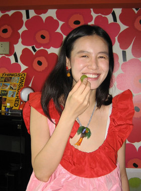 Bonbonmuseum 艺术家藏款椰树马考拉 艺术琉璃度假小众手工饰品