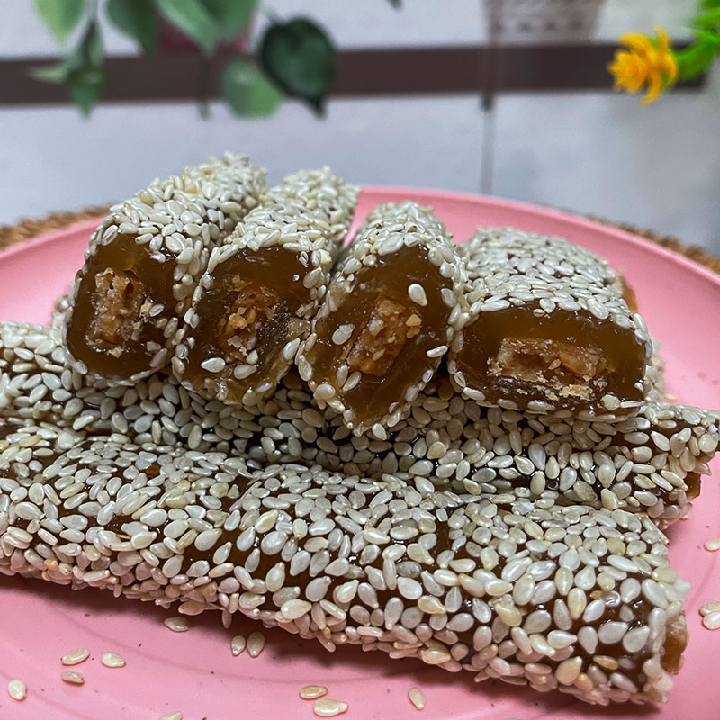 潮汕特产花生芝麻夹心软糖普宁鸭脖糖花生牛皮糖花生酥糖椰丝软糖 - 图3