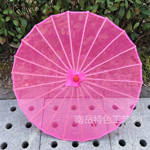 透明演出跳舞伞民族古典舞 沙湾往事 雨打芭蕉舞蹈道具旗袍走秀伞 - 图3