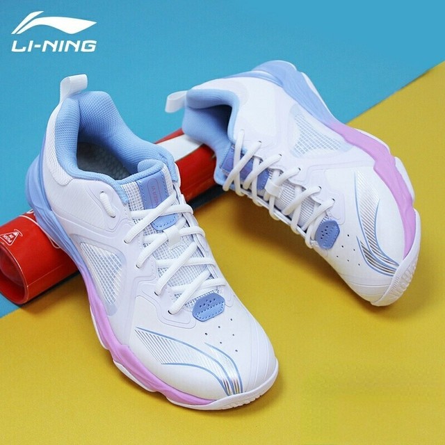 Li Ning Charted Dragon 6Lite Badminton Shoes Men and Women Carsely Marshmallow Training, abrasion -resistant, breathable anti -slip support AYTS012